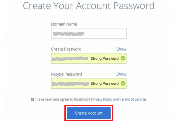 Bluehost-account-password