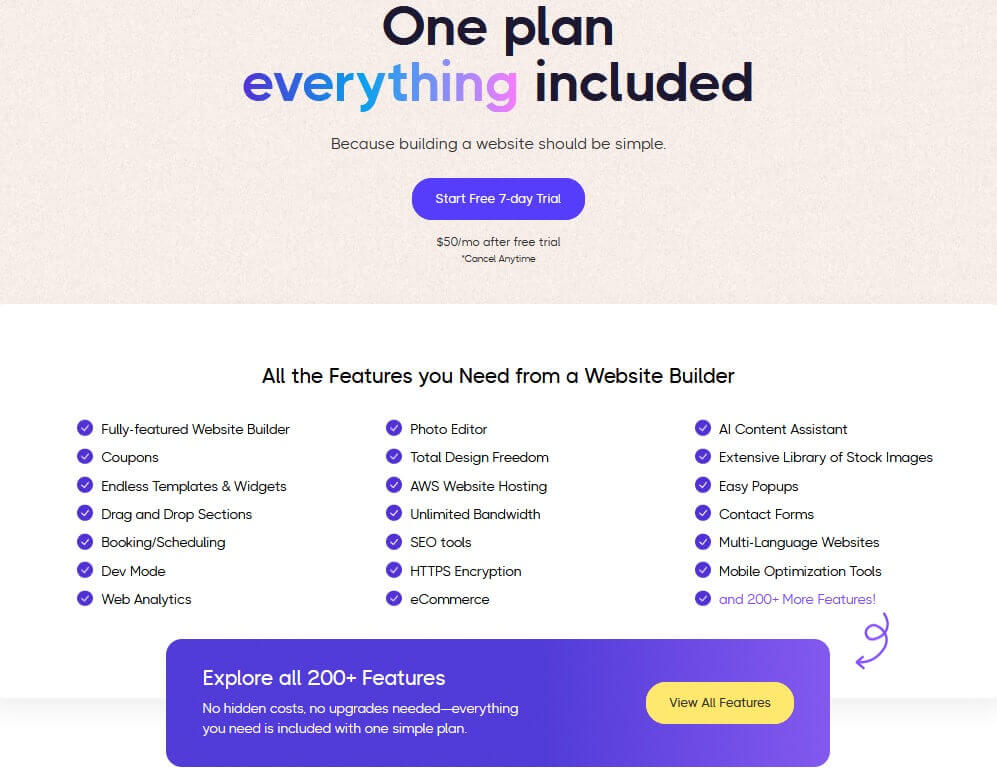 Friday-Website-Builder-Pricing-Plan