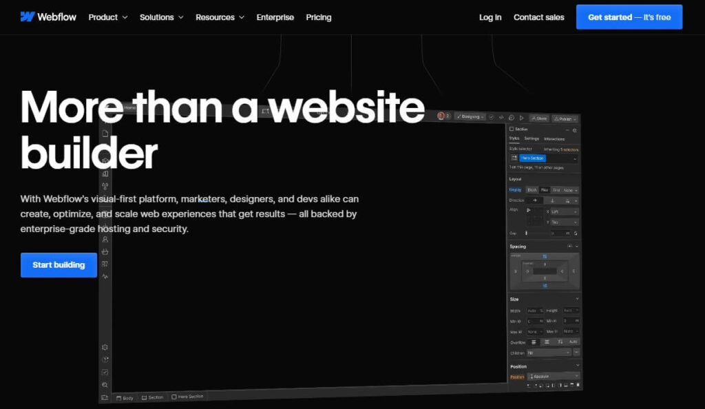 Webflow-Best-Website-Builder