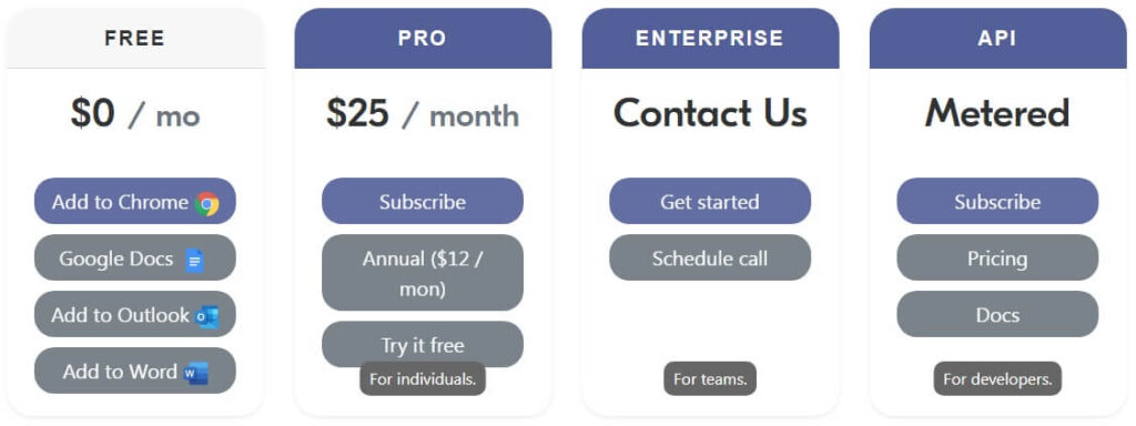 Sapling-Pricing